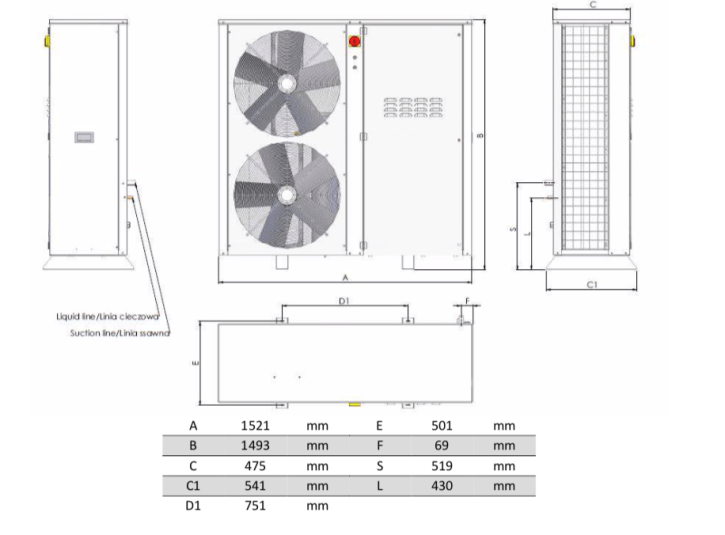 Хладилен агрегат инверторен Inverter condensing unit Area iCOOL-17D MHP