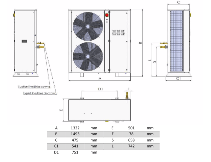 Минусов хладилен агрегат инверторен minus inverter condensing unit Area iCOOL-10 MP