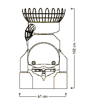 Автоматична фреш машина juicer Citrocasa 8000 SB-ATS