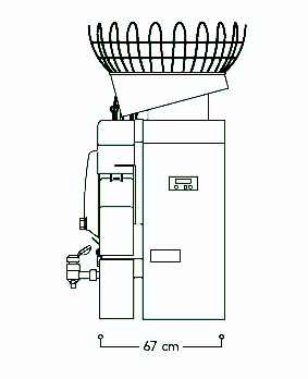 Автоматична фреш машина juicer Citrocasa 8000 SB-ATS